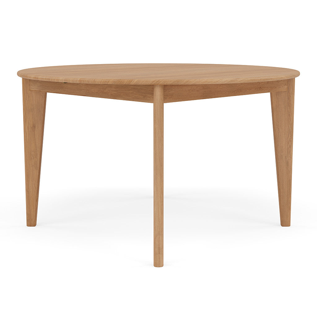 Jackson Round Extension Dining Table - Solid Oak - 51"-67"