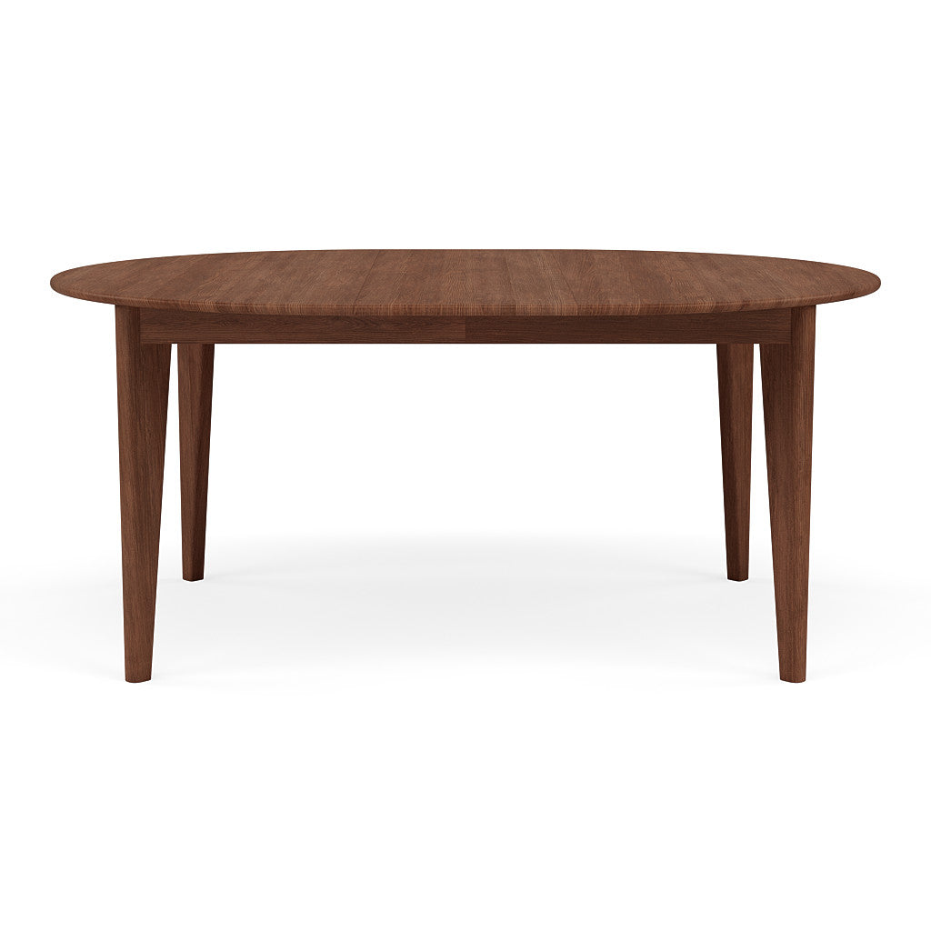 Jackson Round Extension Dining Table - Solid Walnut - 51"-67"