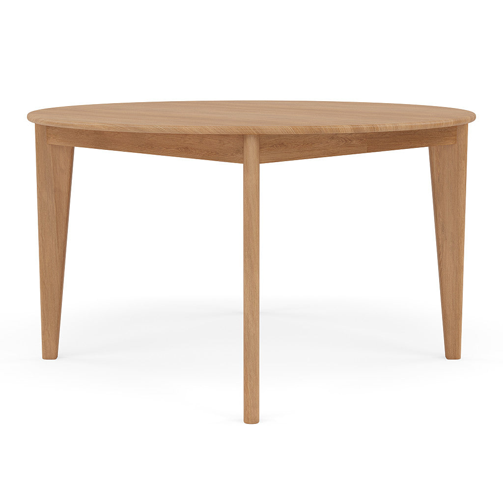 Jackson Round Extension Dining Table - Solid Oak - 51"-67"