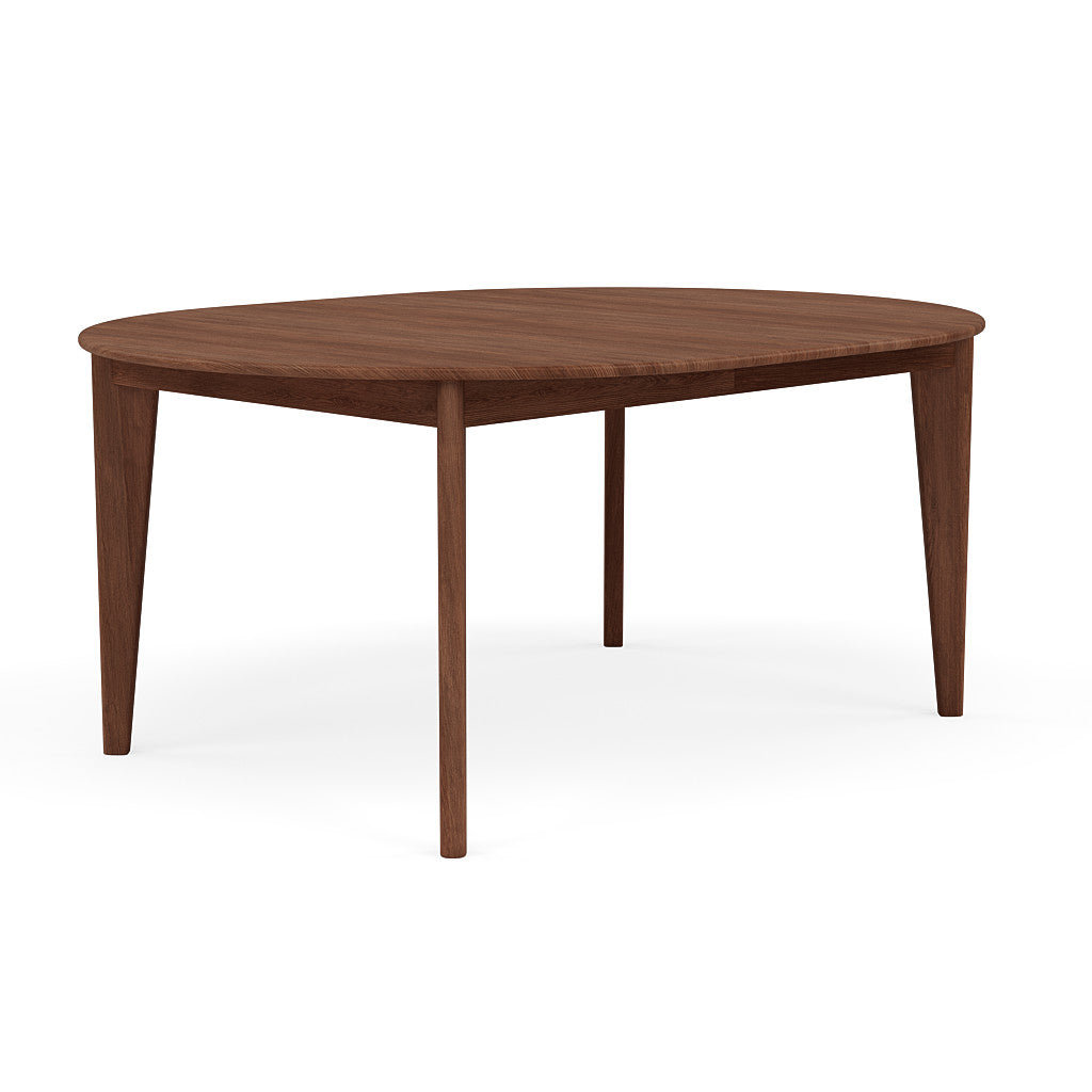 Jackson Round Extension Dining Table - Solid Walnut - 51"-67"