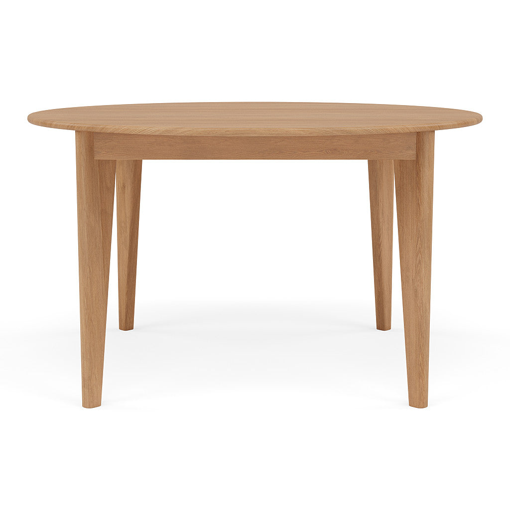 Jackson Round Extension Dining Table - Solid Oak - 51"-67"