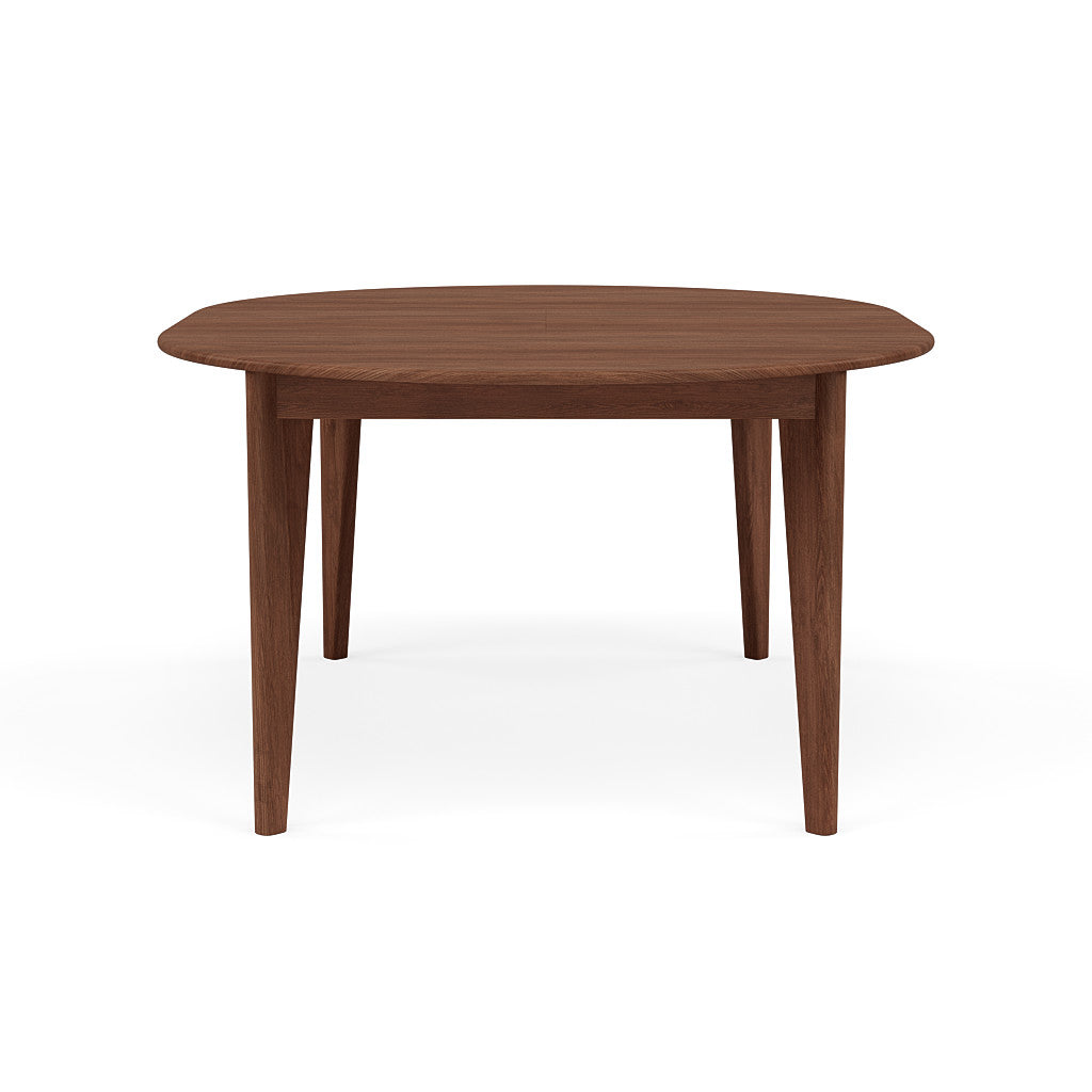 Jackson Round Extension Dining Table - Solid Walnut - 51"-67"