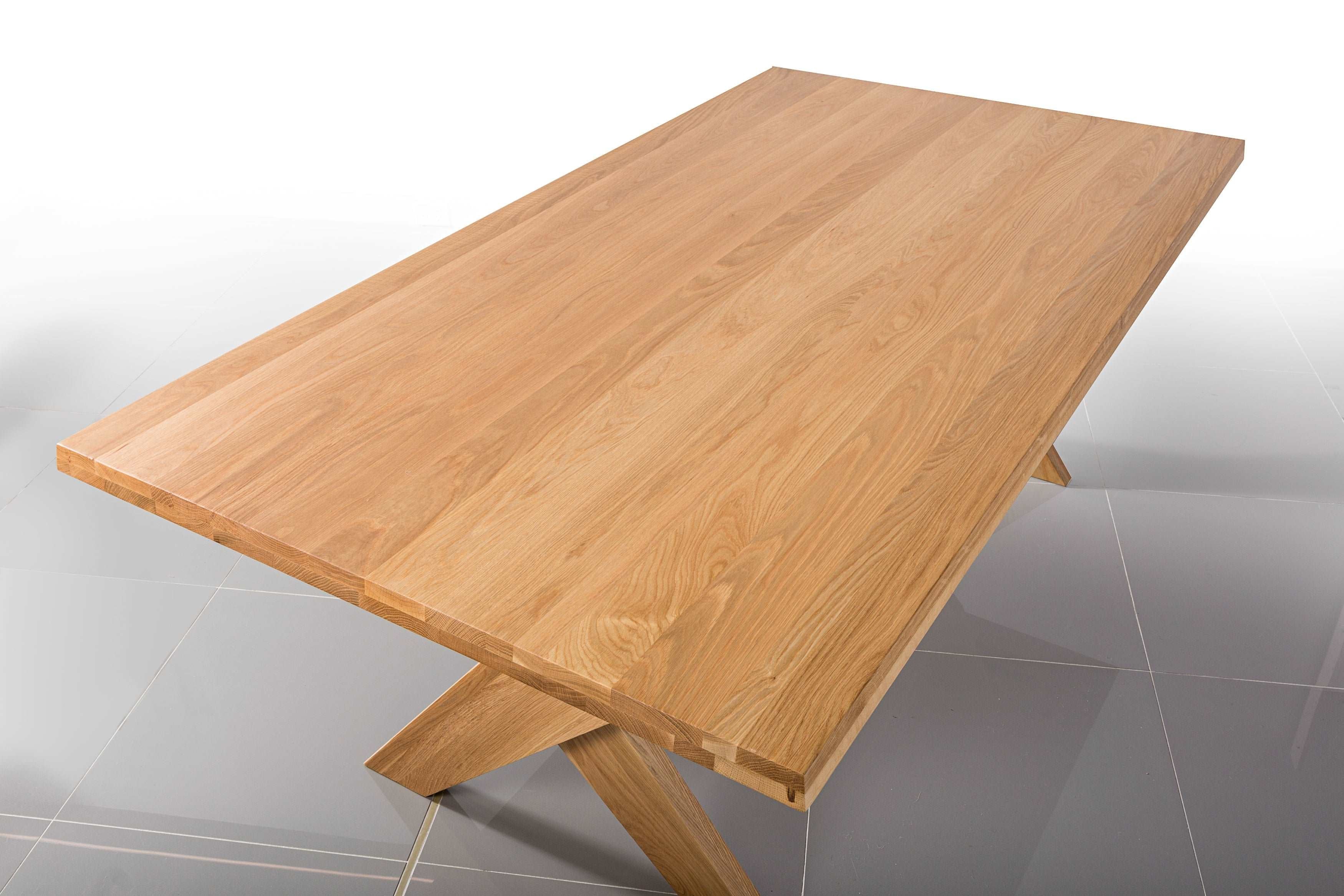 Axel Solid Wood Dining Table - Rectangular - Solid Oak