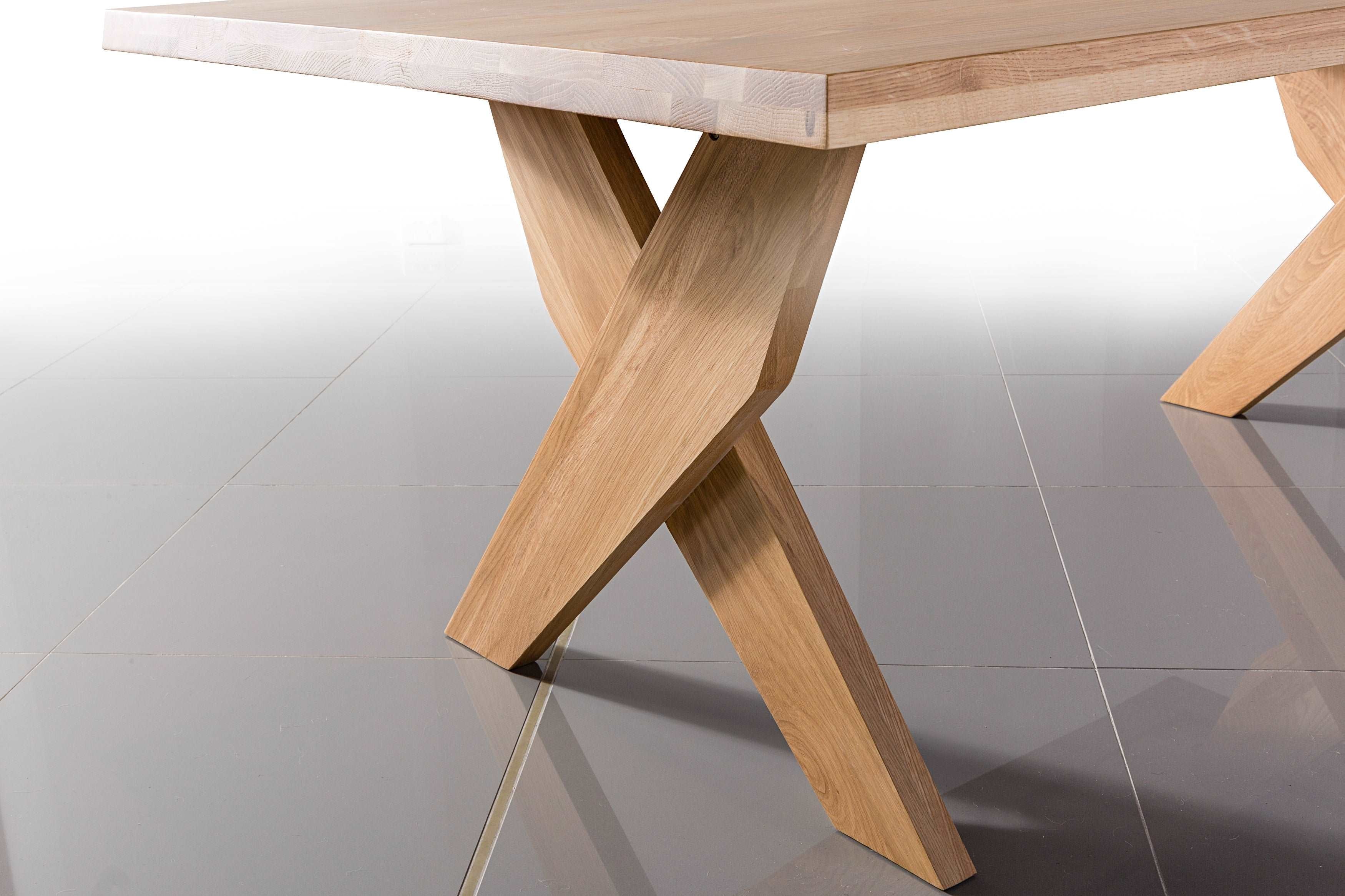 Axel Solid Wood Dining Table - Rectangular - Solid Oak