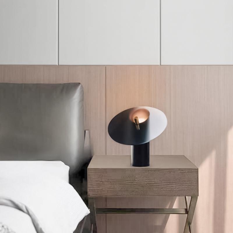 1-Light Modern Glass Table Lamp