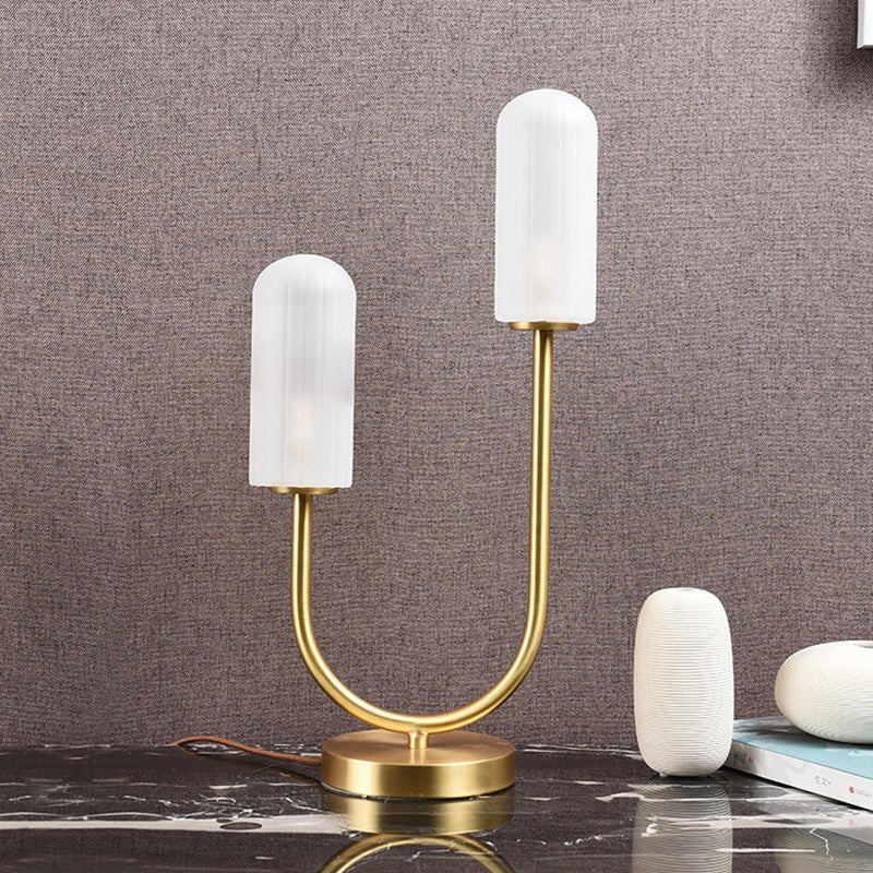 2 Light Arched Table Lamp