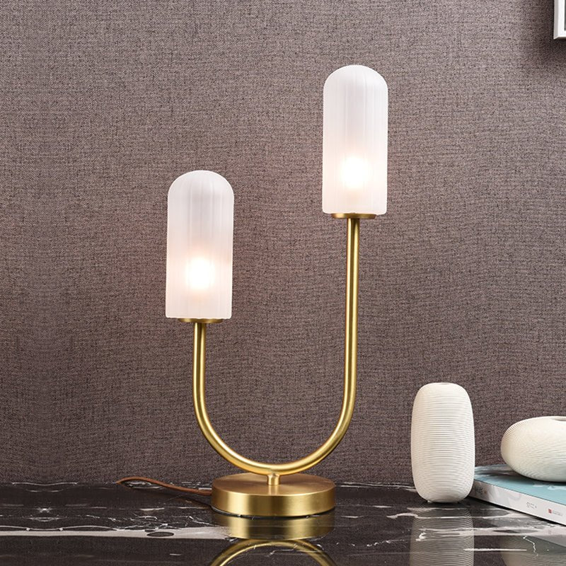 2 Light Arched Table Lamp